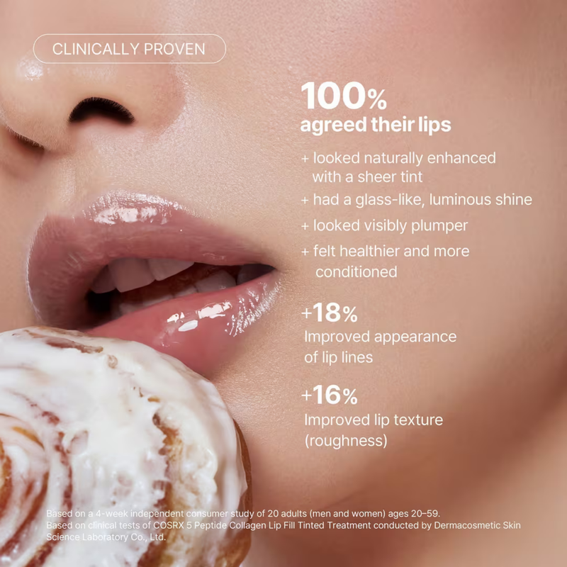 5 Peptide Collagen Lip Fill Tinted Treatment 05 Cinnamon