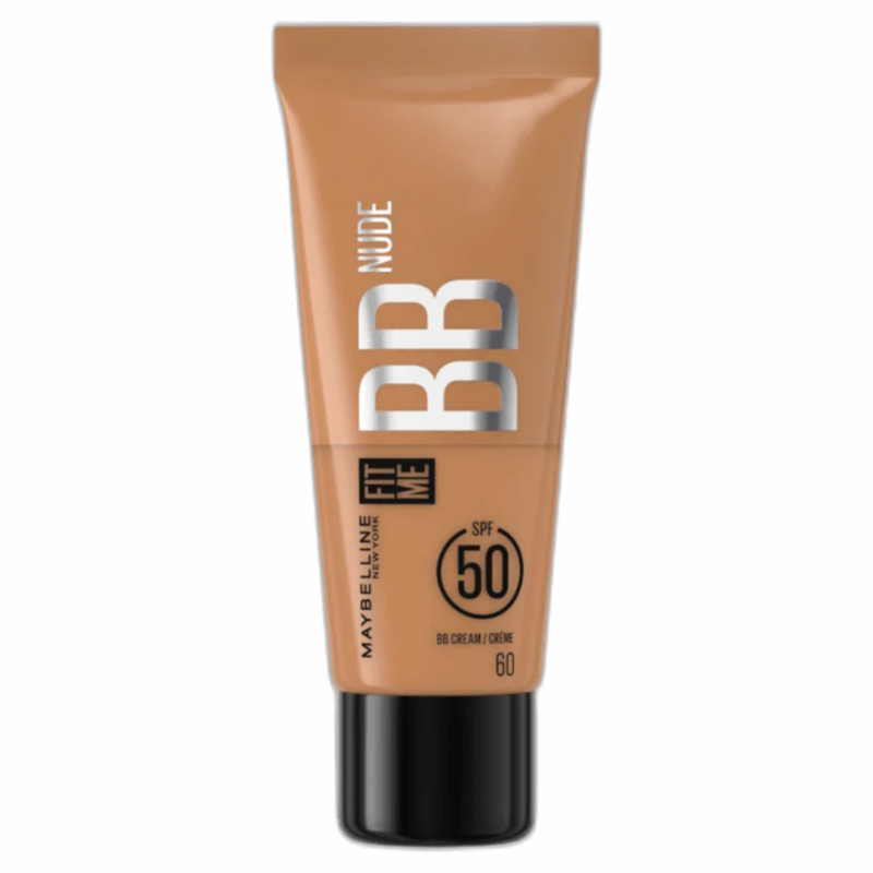 Maybelline Fit Me BB Cream Nude 60, lichte foundation met SPF 50
