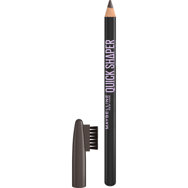 Maybelline Quick Shaper Eyebrow Pencil Black Brown, wenkbrauwpotlood met spoolie