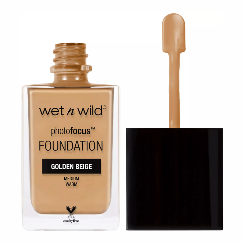 Wet n Wild Photo Focus Foundation Golden Beige, matte foundation voor selfies