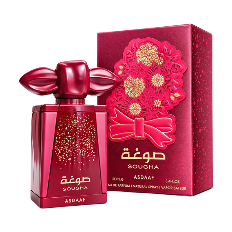 Asdaaf Sougha Eau de Parfum, met noten van roze peper en appel