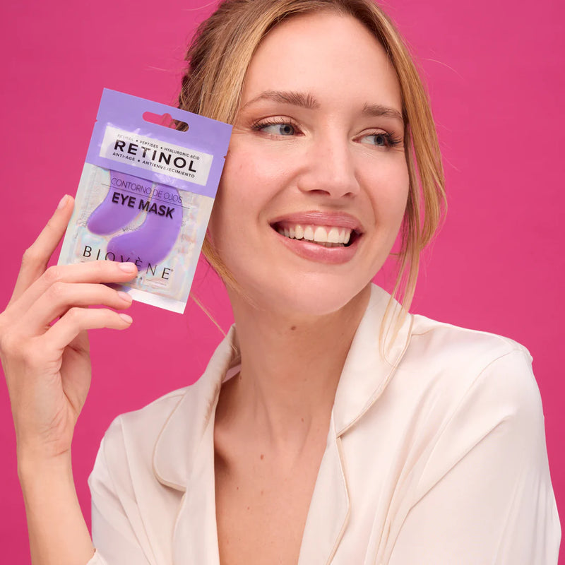 Biovene Retinol Eye Pad Mask With Peptides & Hyaluronic Acid