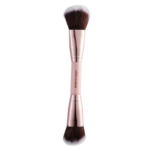 Soft Pink and Gold Foundation and Face Duo Brush