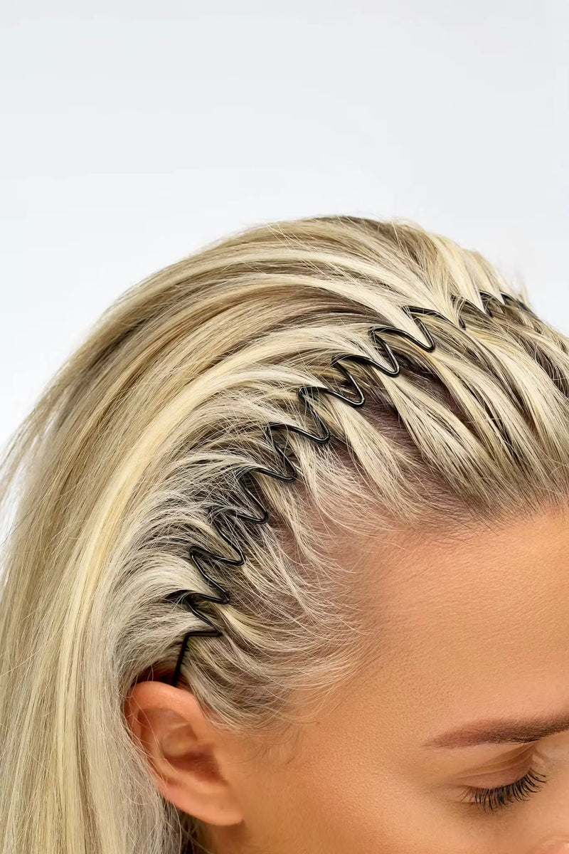 Brushworks Flexi Zig Zag Headbands Set
