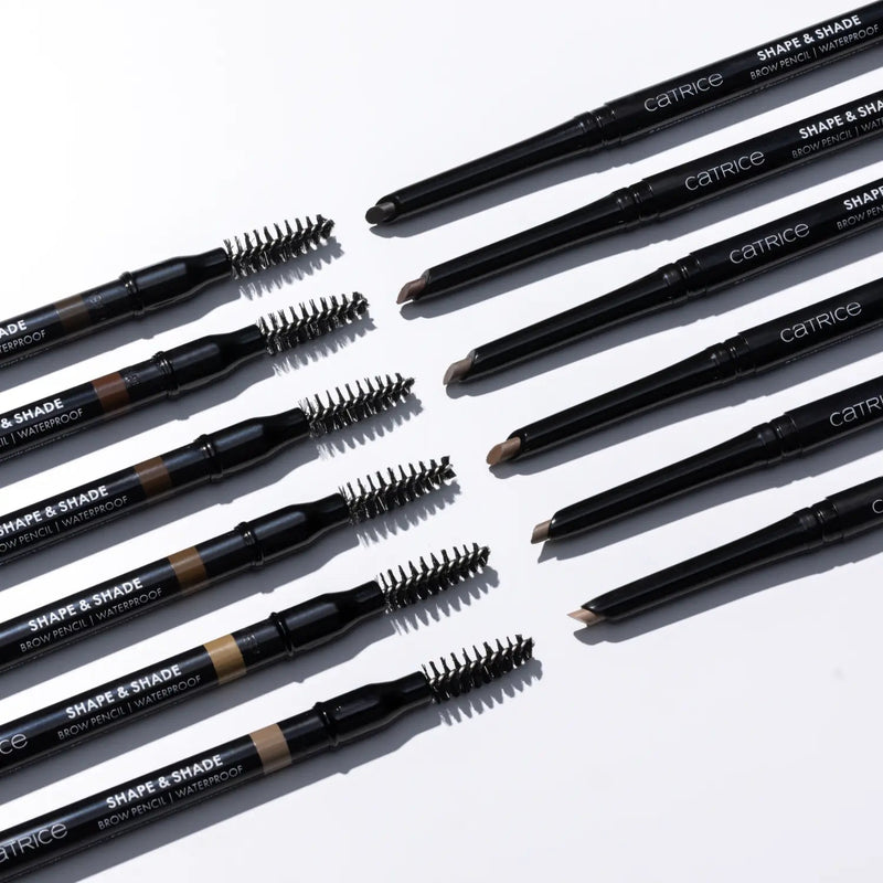 Catrice Shape & Shade Brow Pencil Waterproof 020 Ashy Blonde, waterproof wenkbrauwpotlood, kleurenoverzicht