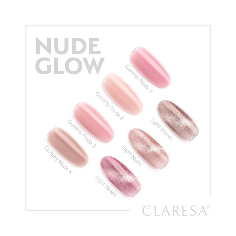 Claresa UV/LED Nail Polish Nude Glow Gummy Nude 2