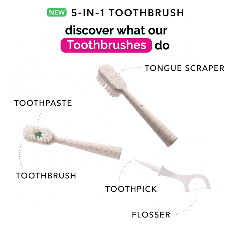 Clearsmile 5-in-1 Tooth Brush Clean & Fresh Watermelon