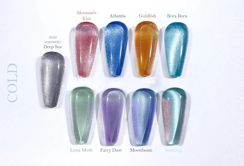 Crisania Neri Sea x Sky Magnetic Cat Eye Gel Polish Seawing