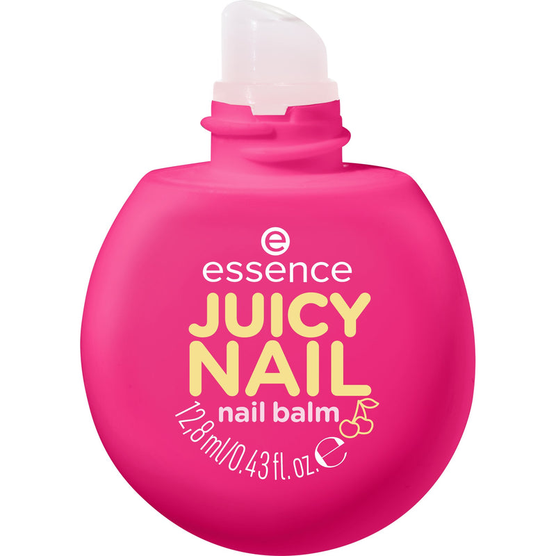 Essence Juicy NAIL Nail Balm 02, hydraterende nagelbalsem met kersengeur en sleutelhanger.