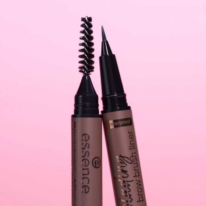 Essence Microblading Brow Brush Liner 03 Neutral Brown, vloeibare wenkbrauwliner, foto 5 van 6