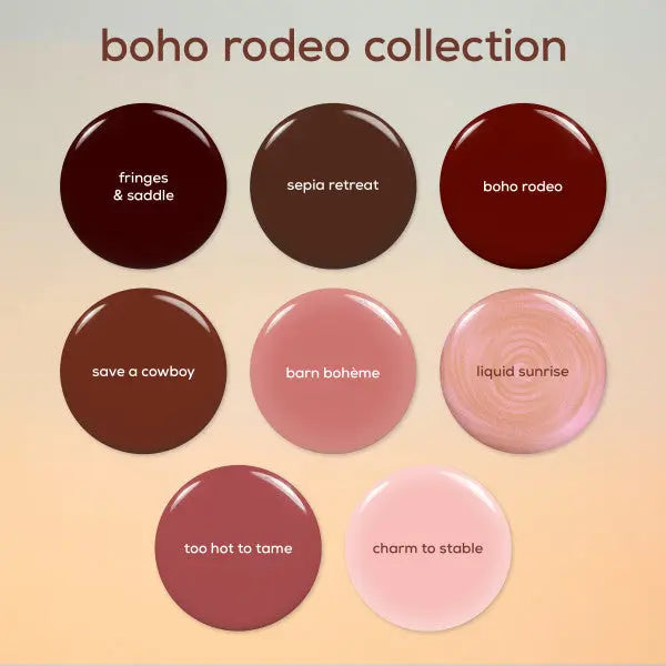 Essie 2h25 Boho Rodeo Fringes & Saddle