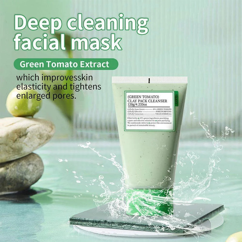 Fully Green Tomato Clay Pack Cleanser Mini