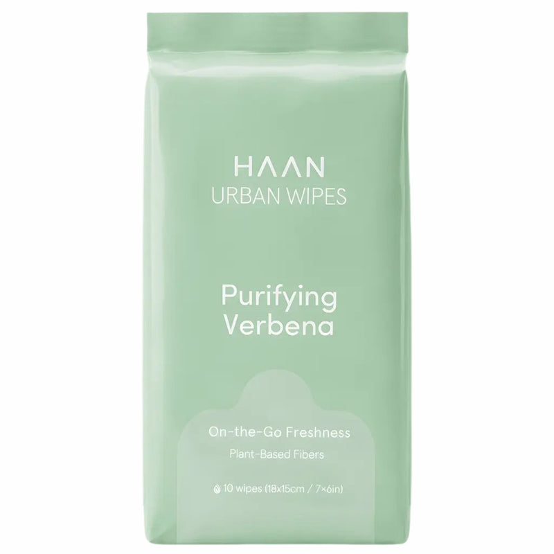 Haan Urban Wipe Purifying Verbena, reinigingsdoekjes voor de handen