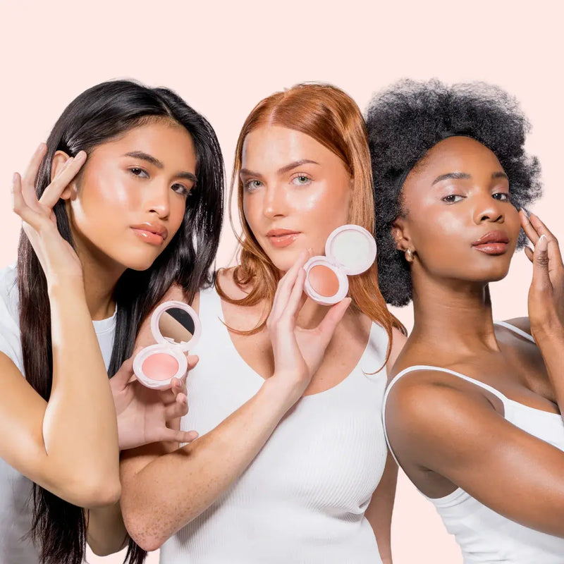 Kara Beauty Sunlit Glow Baked Luminous Blush Pink Horizon
