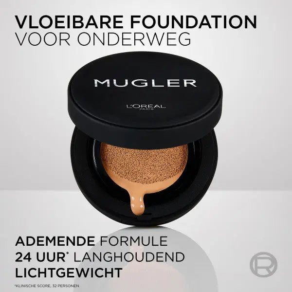 L'Oréal Paris x Mugler Subtle Glow Cushion Foundation 10, lichte foundation voor een egale teint, foto 3 van 7