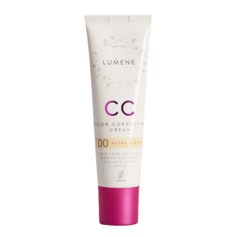Lumene Cc Color Correcting Cream Spf20 Shade 00 Ultra Light