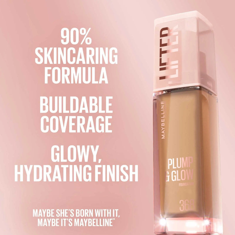 Maybelline Lifter Plump & Glow Foundation 385