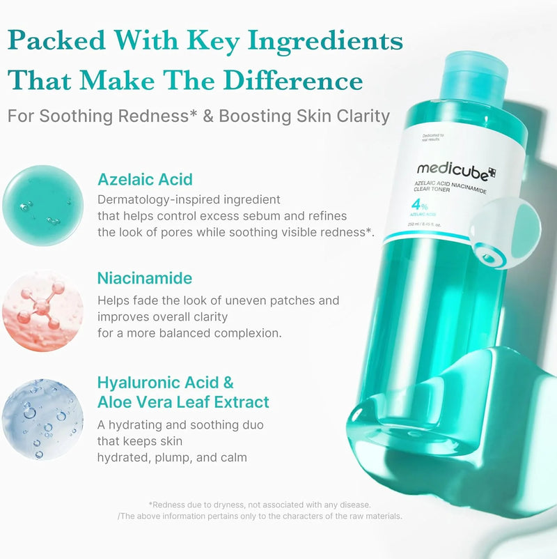 Medicube Azelaic ACID Niacinamide Clear Toner