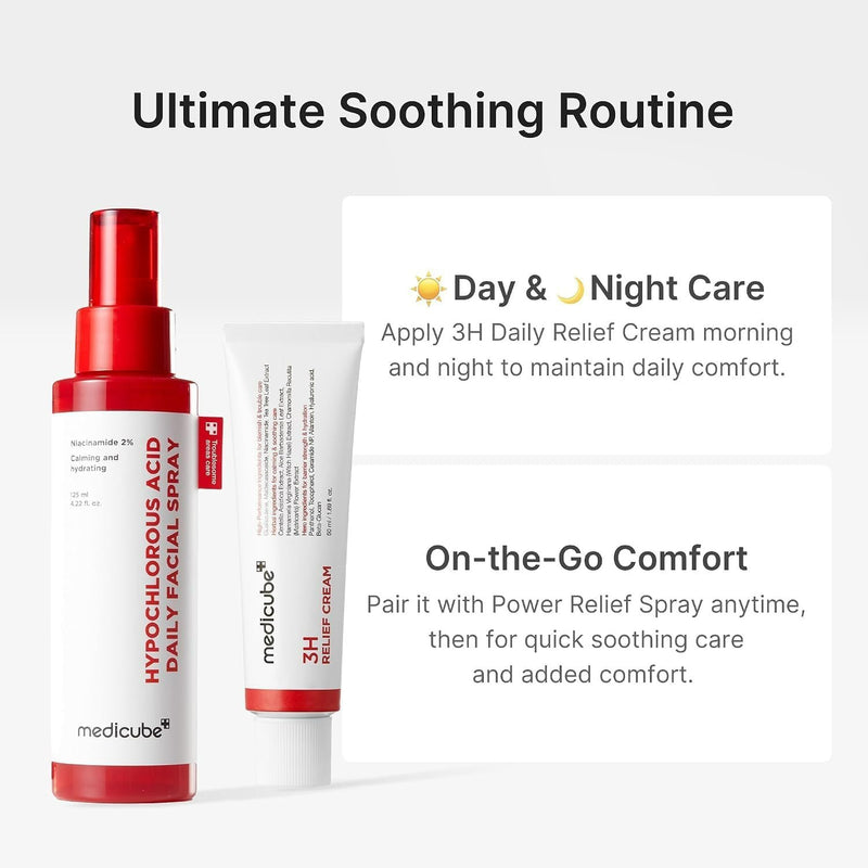 Medicube Hypochlorous 3h Relief Cream, kalmerende en hydraterende gezichtscrème