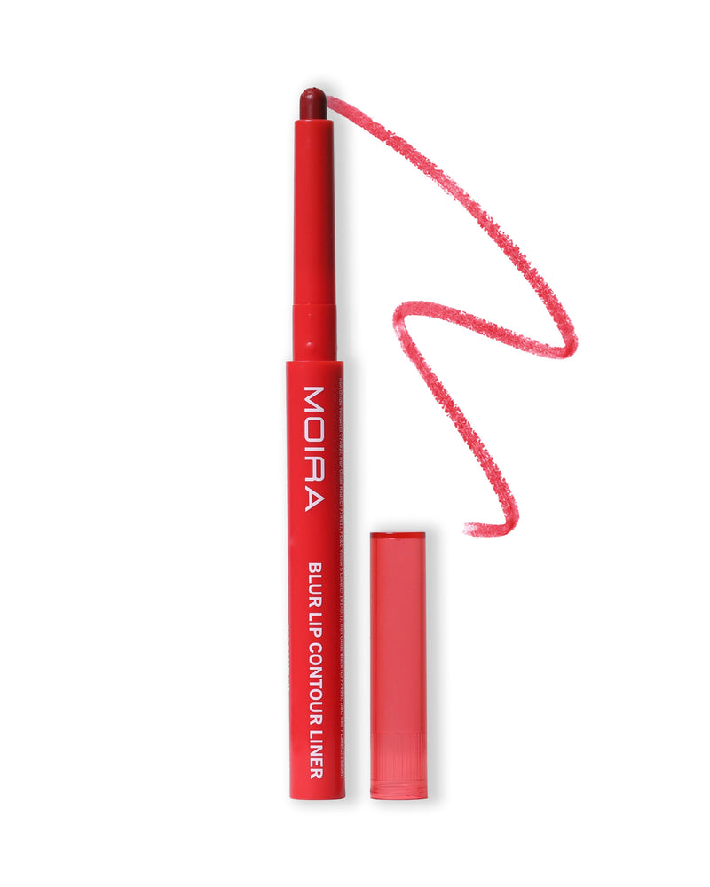 Moira Blur Lip Contour Liner 008 Camellia, romige lipliner met soft-focus matte finish