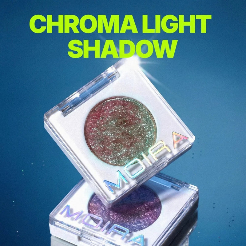 Moira Chroma Light Shadow 027 Moonflower, metallic oogschaduw met multidimensionale sparkle, foto 5 van 5