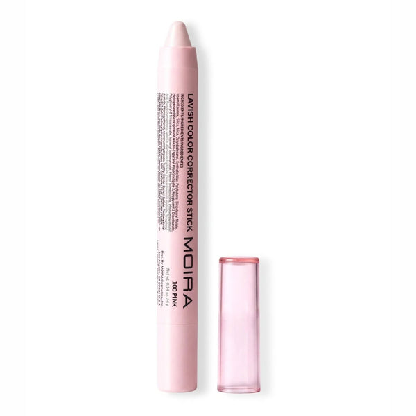 Moira Lavish Color Corrector Stick 100 Pink, roze color corrector stick