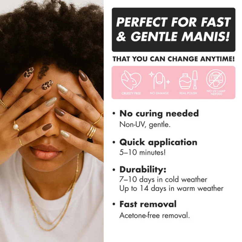 MoYou London Non-UV Gel Wraps Icy Luxe
