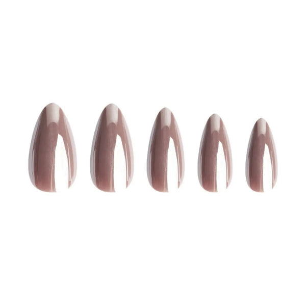 Nail HQ Almond Chocolate Glaze Nails