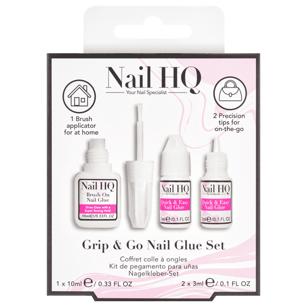 Nail HQ Grip & Go Nail Glue Set