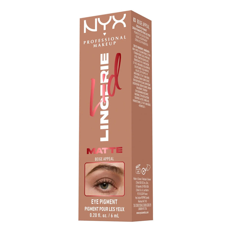 NYX Professional Makeup Lid Lingerie Cream Eye Pigment 03 Beige Appeal