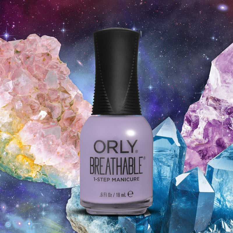 Orly Mani-festo Nail Polish Collection Chakra Khan, lavendelcrème nagellak, foto 5 van 5