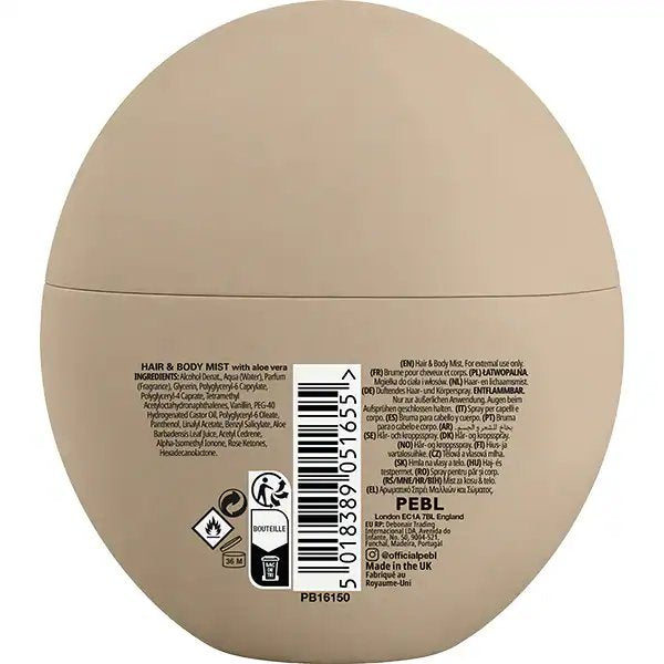 Pebl Hair & Body Mist Vanilla & Smoky Woods 8