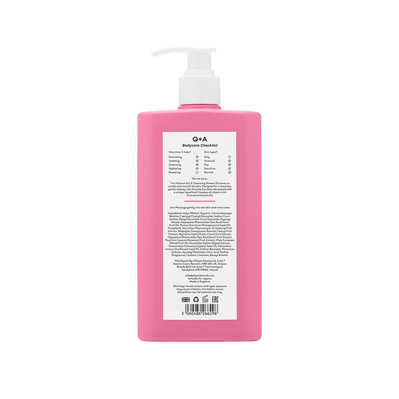 Q+A Vitamin A,C,E Shower Oil