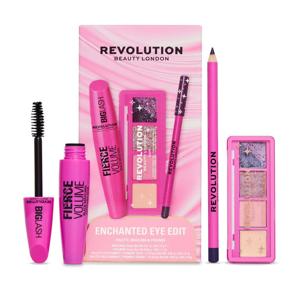 Revolution The Enchanted Eye Edit, complete oog make-up set met oogschaduw, mascara en eyeliner