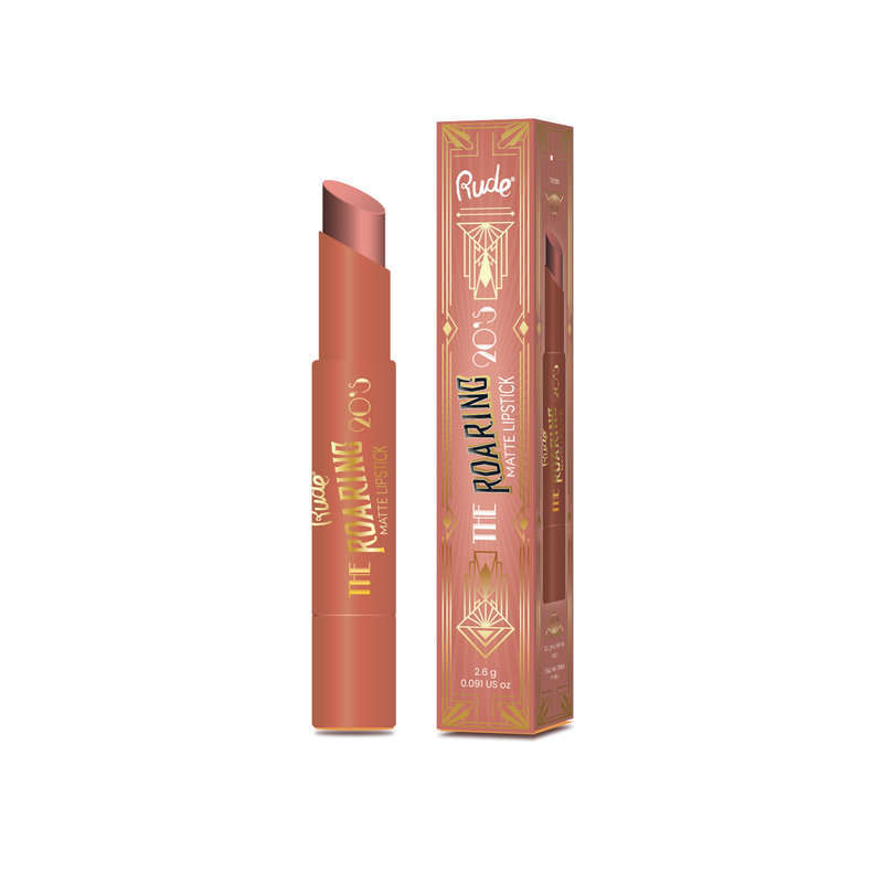 Rude Cosmetics Roaring 20's Matte Lipstick Lavish, matte lipstick in een diepe tint