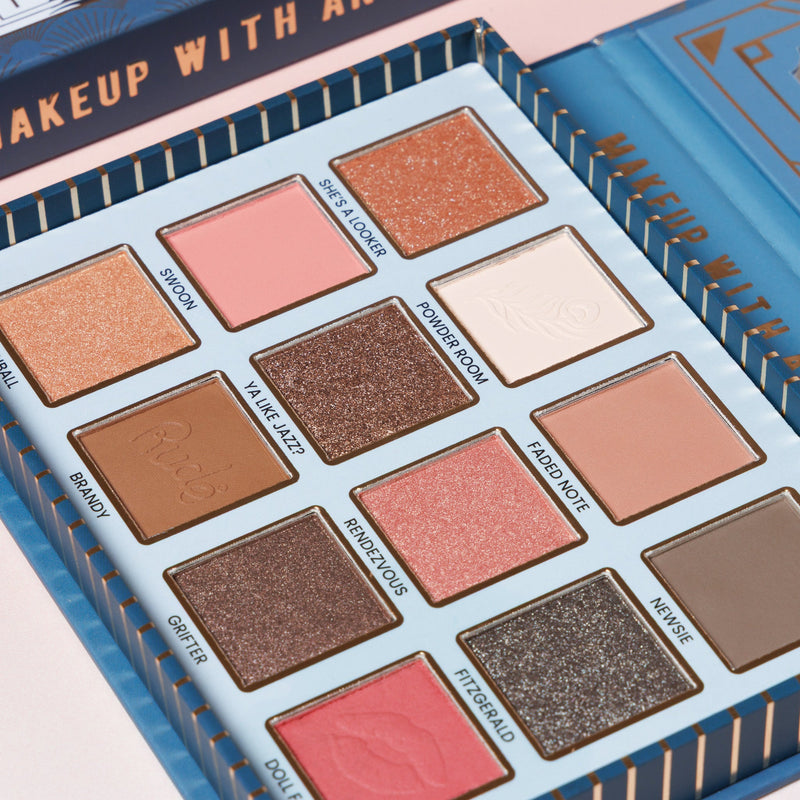Rude Cosmetics The Roaring 20's 12 Color Palette Chanteuse, oogschaduwpalette met 12 tinten, foto 4 van 8