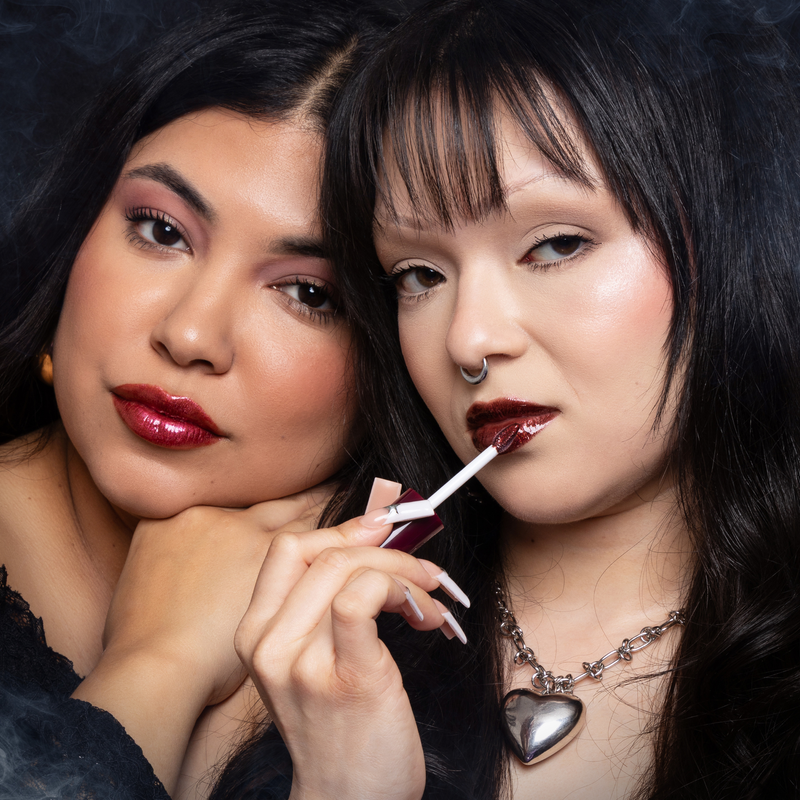 Rude Cosmetics The Spell Book Collection Shimmer Lip Oil Voidkiss, shimmer lipolie, foto 5 van 7