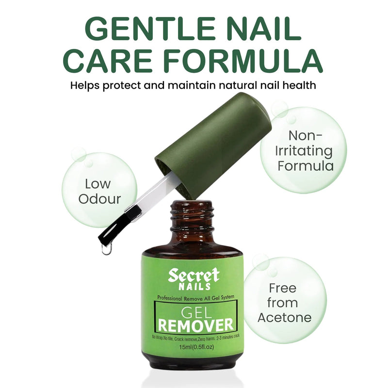 Secret Nails Gel Remover, acetonvrije gellak remover, foto 2 van 7