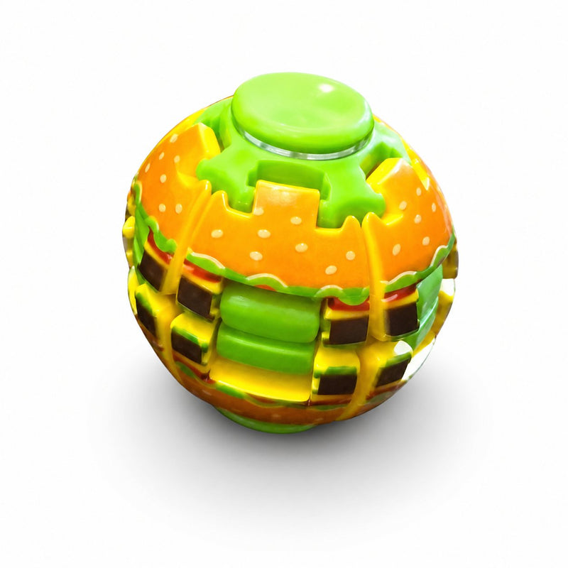 Squishy Fidget Spinner Ball Hamburger