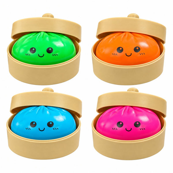 Squishy Mystery Dumpling Glow in the Dark Squishy, stressbal die licht geeft in het donker