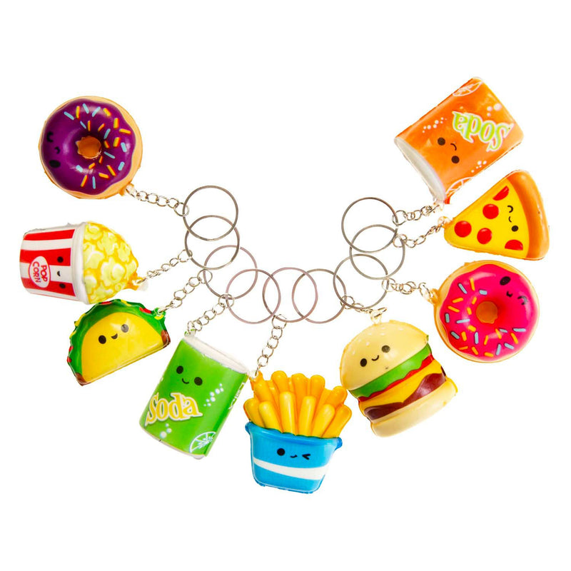 Squishy Mystery Foam Foodie Keychain Squishy