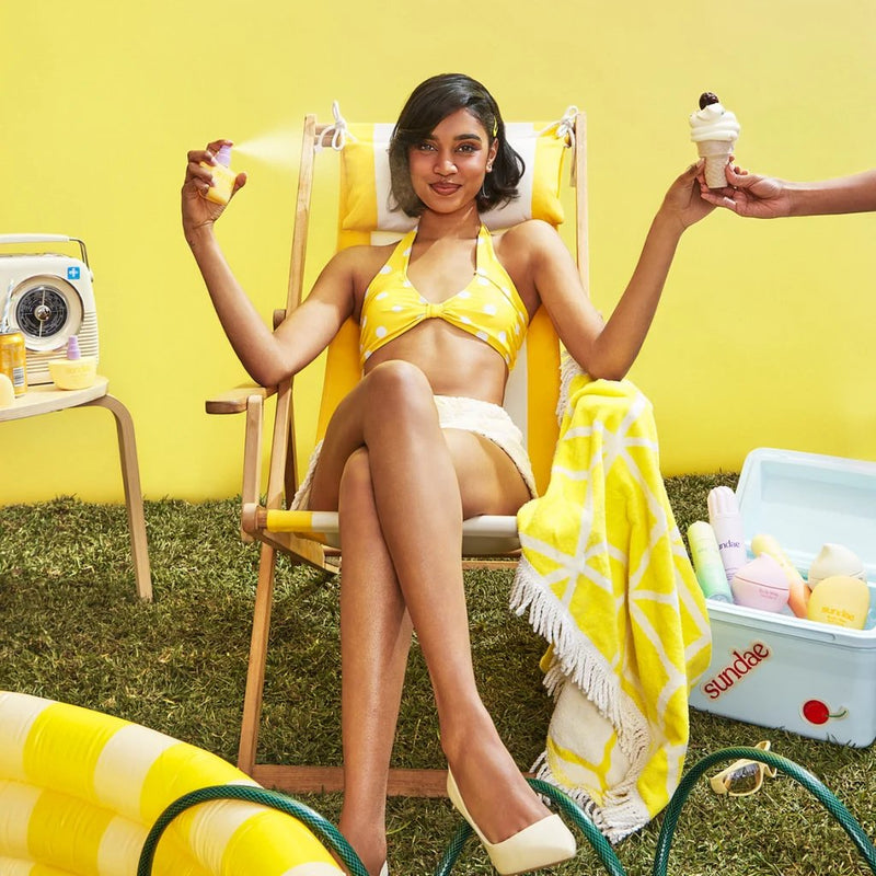 Sundae Body Mist Soft Serve, body mist met geur van karamel, pistache en vanille
