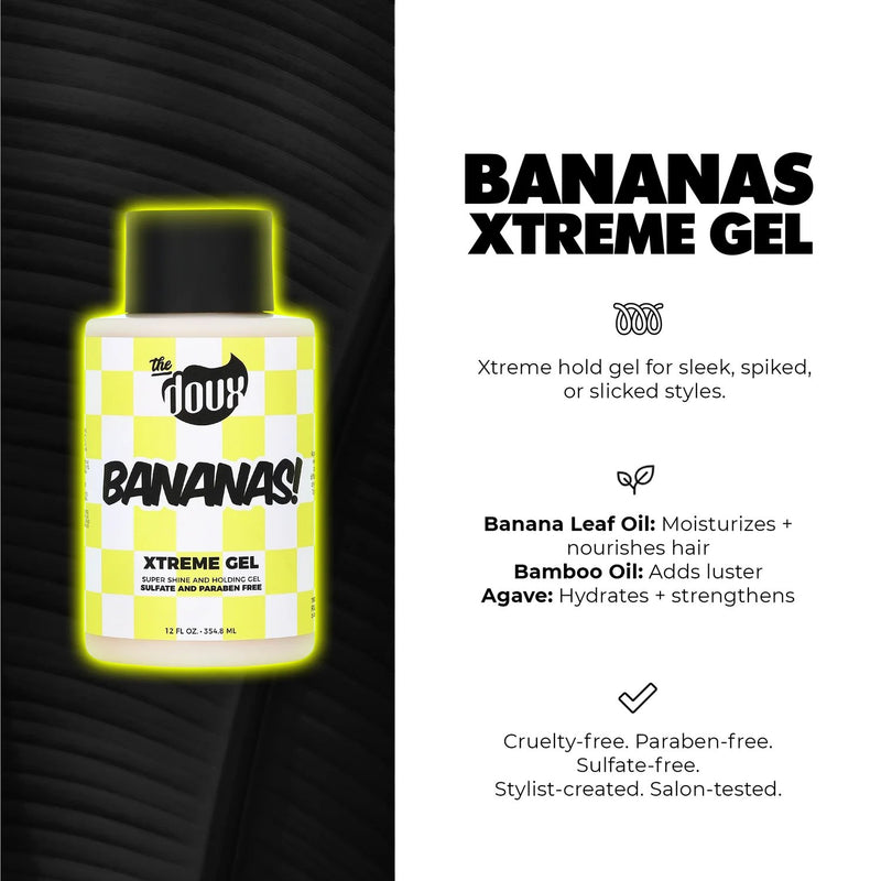 The Doux Bananas Xtreme Gel, haar gel voor extreme fixatie