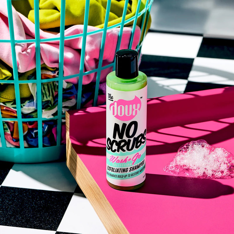 The Doux No Scrubs Exfoliating Shampoo, diepreinigende shampoo voor de hoofdhuid