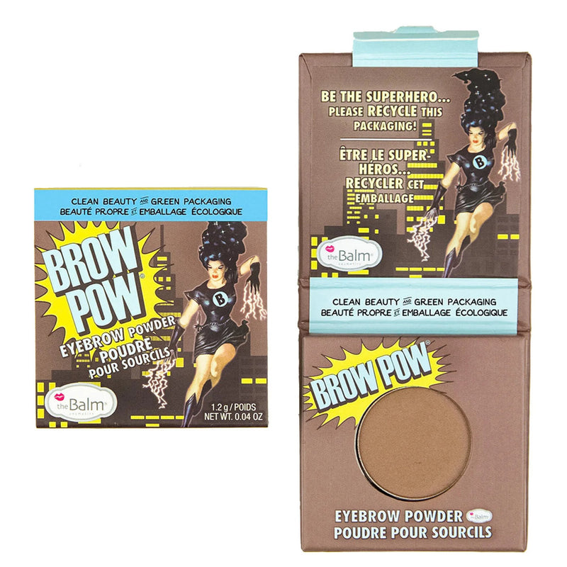 TheBalm Eyebrow Powder Brow Pow Blonde, wenkbrauwpoeder voor blonde wenkbrauwen