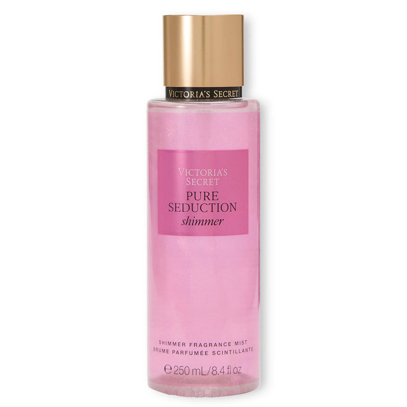 Victoria's Secret Pure Seduction Shimmer Fragrance Body Mist, fruitige body mist met shimmer