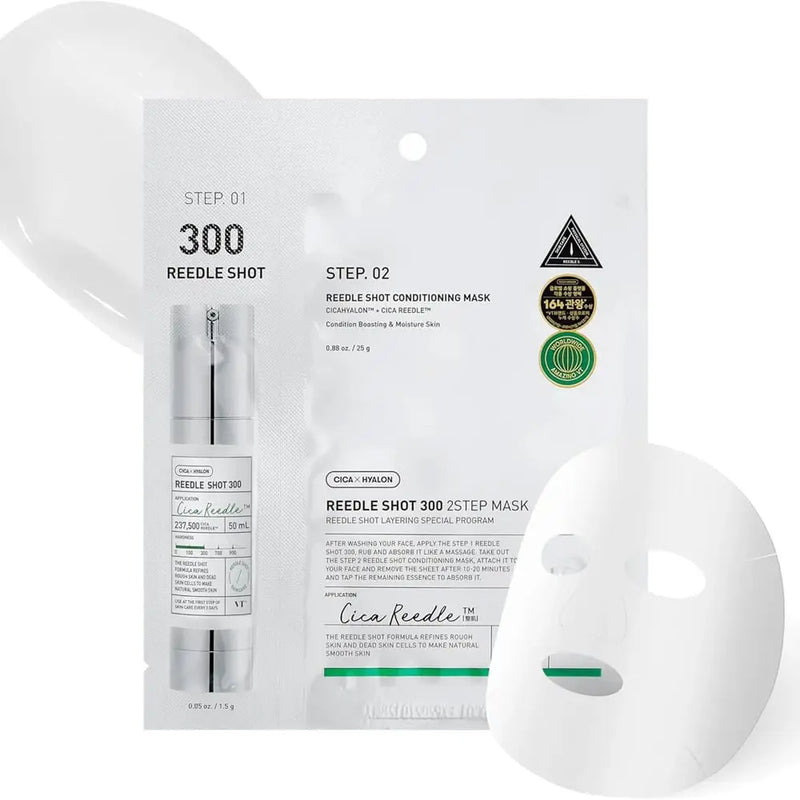 VT Cosmetics Collagen Reedle Shot 300 2 Step Mask