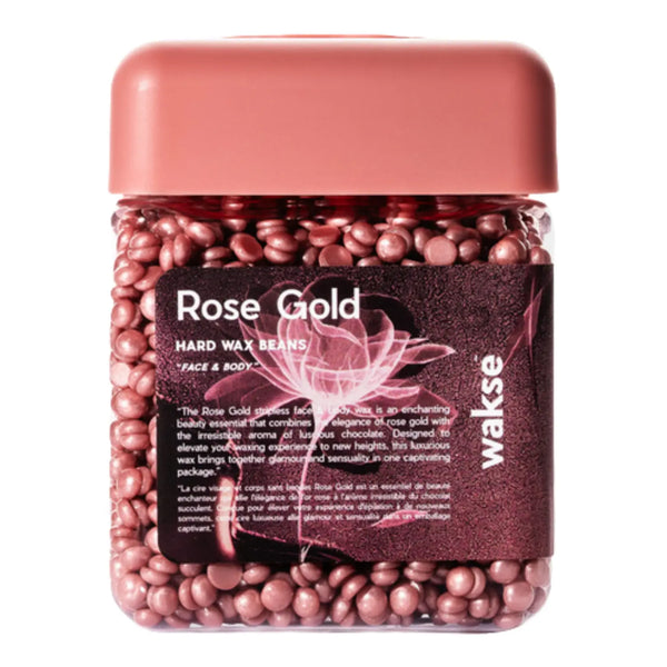 Wakse Hard Wax Beans Rose Gold Large