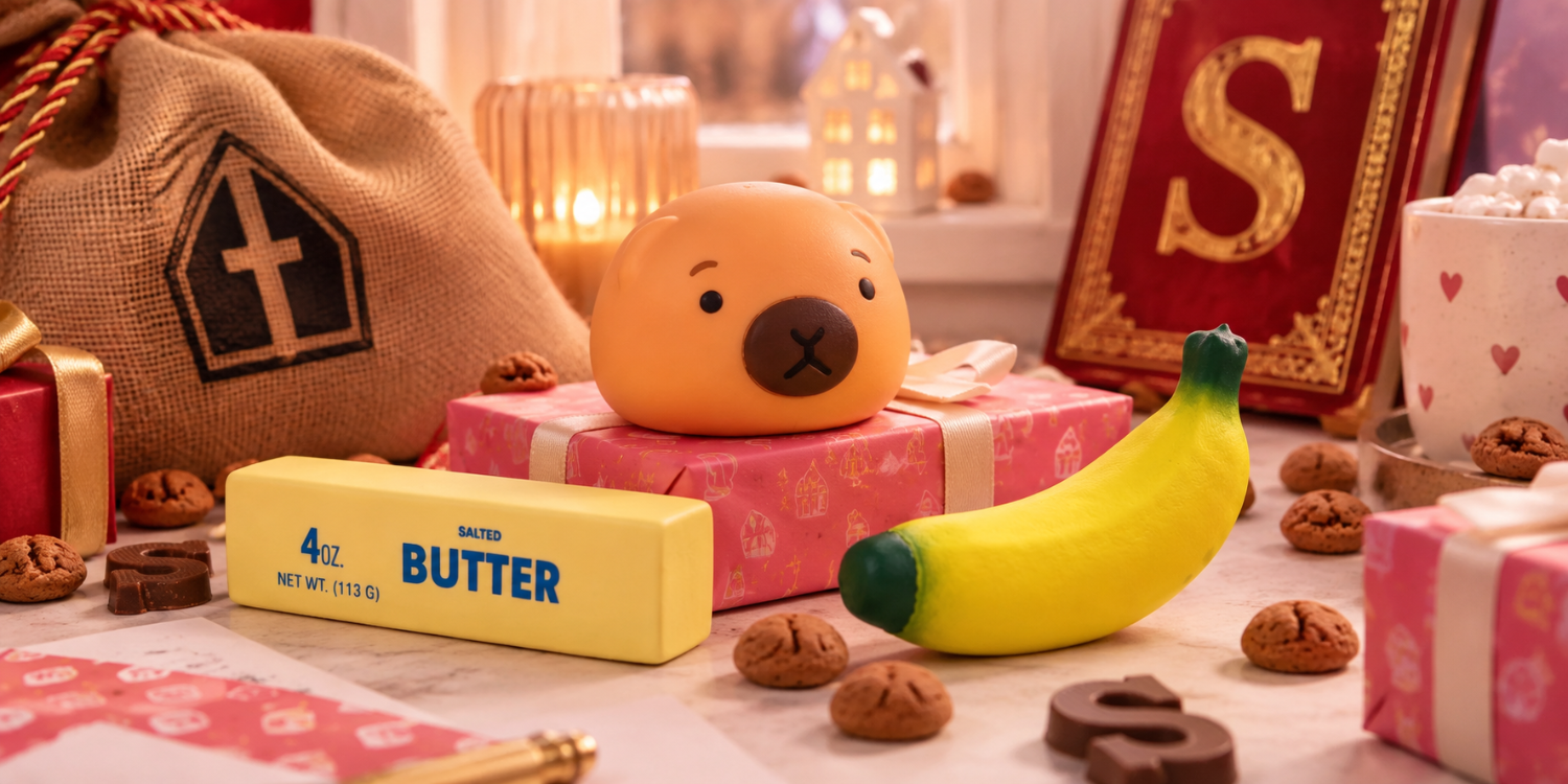 Sinterklaascadeautjes: de leukste squishies onder de 10 euro - Boozyshop