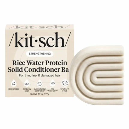 Kitsch Rice Water Conditioner Bar, bestverkochte curly girl conditioner van Boozyshop